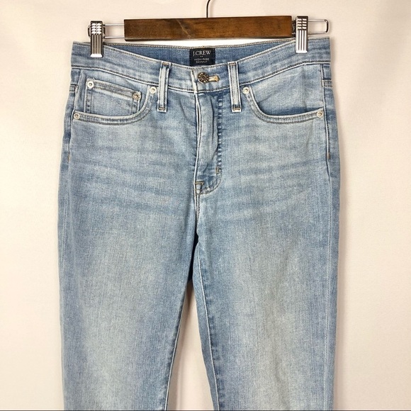 J. Crew Medium Wash High Rise Skinny Jeans 27 - Picture 3 of 7